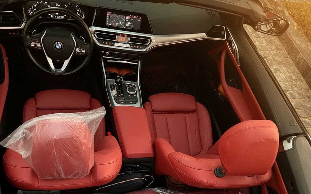 Bmw 430 2024 interior view showing trim