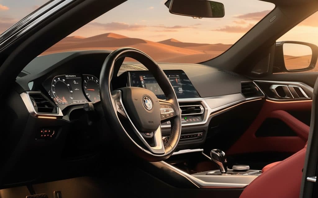 Bmw 430 2024 interior view showing trim