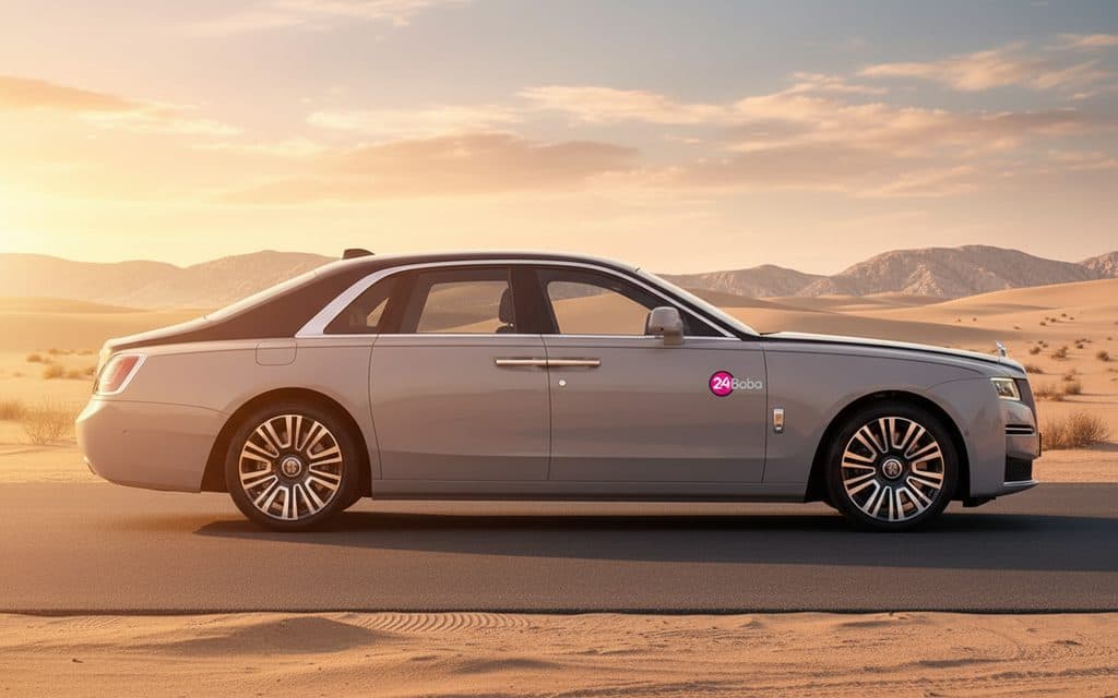 RollsRoyce Ghost 2023 Grey side profile