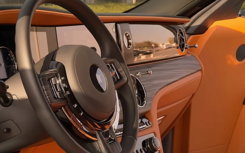 RollsRoyce Ghost 2023 interior view showing trim