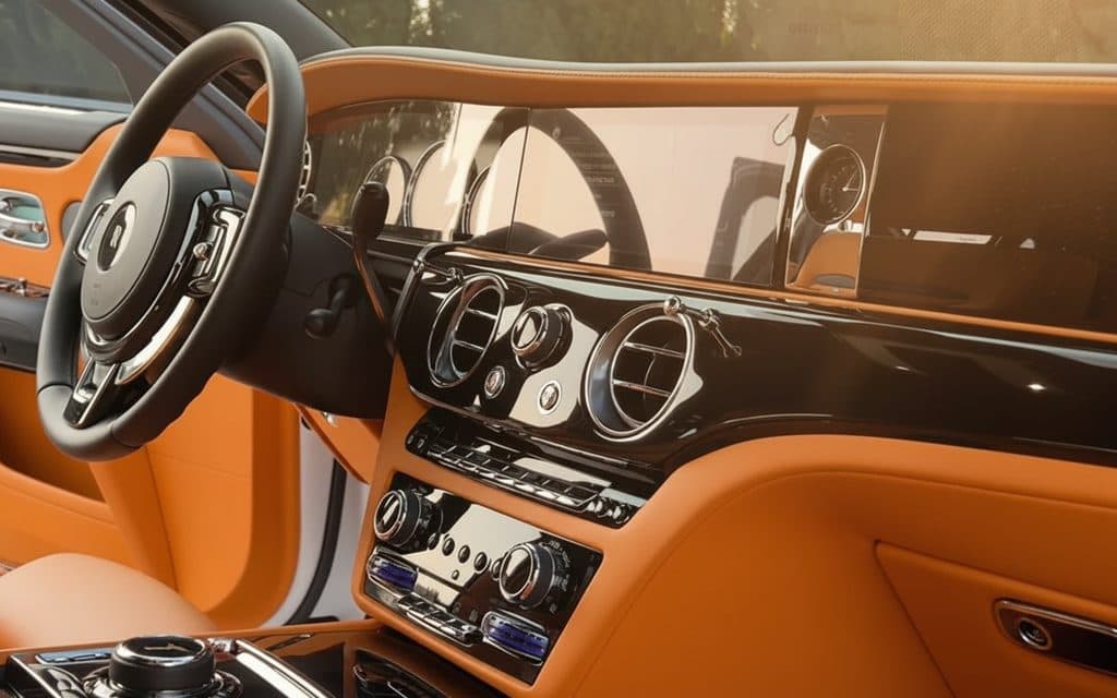 RollsRoyce Ghost 2022 interior view showing trim