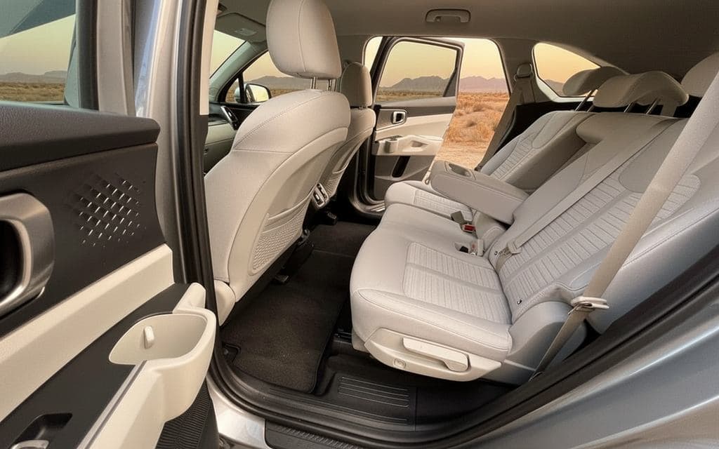 Skoda Kushaq 2023 leather seats and cabin – rental in Dubai