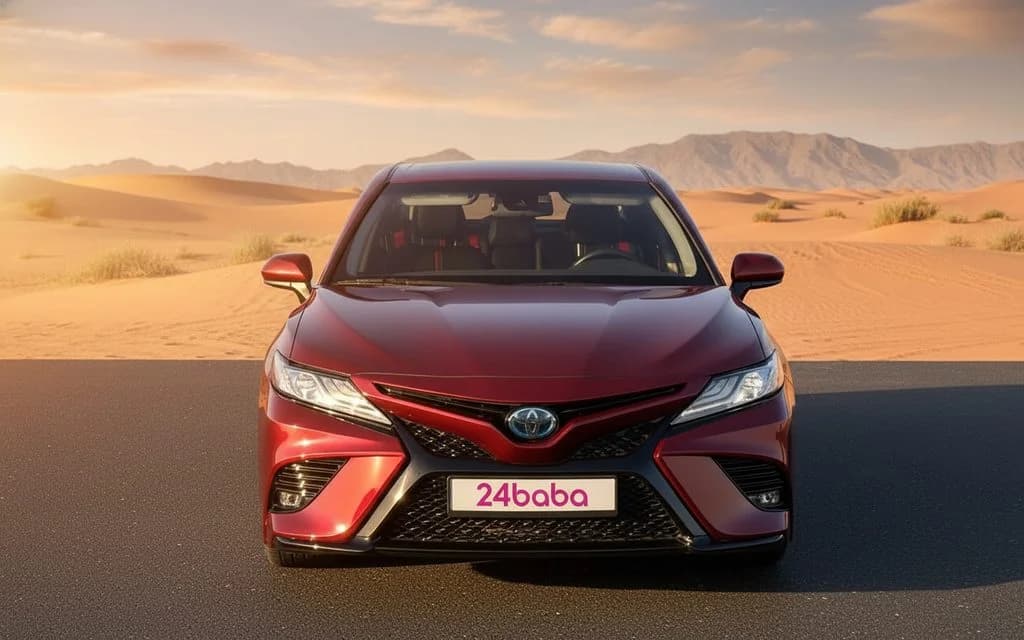 Toyota Camry 2020 Red cover image – rental in Dubai