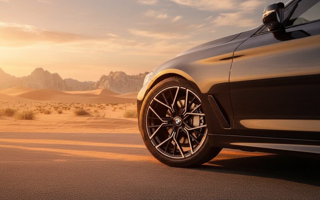 Bmw 520 2021 alloy wheel close up