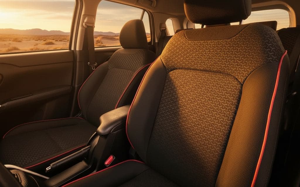 Toyota Raize 2023 leather seats and cabin – rental in Dubai