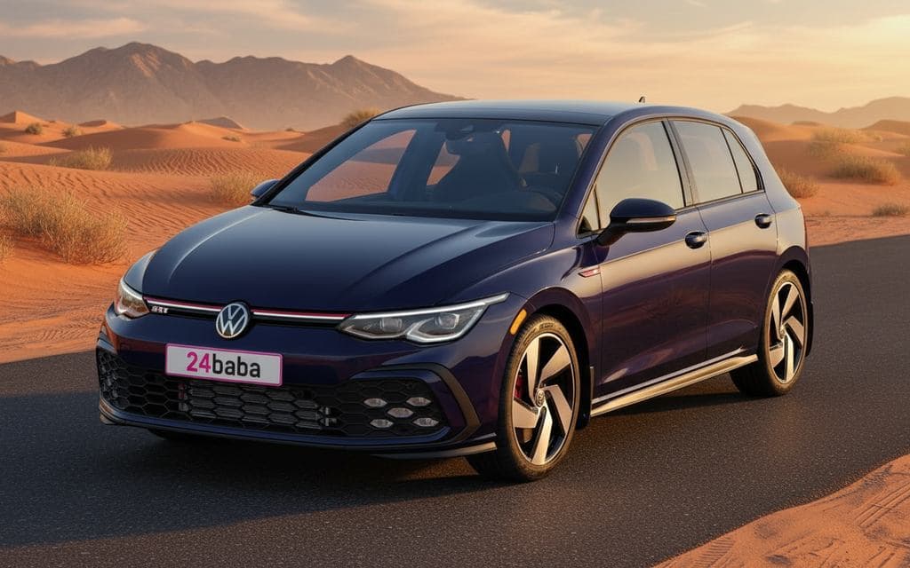 Volkswagen Golf 2023 Blue cover image – rental in Dubai