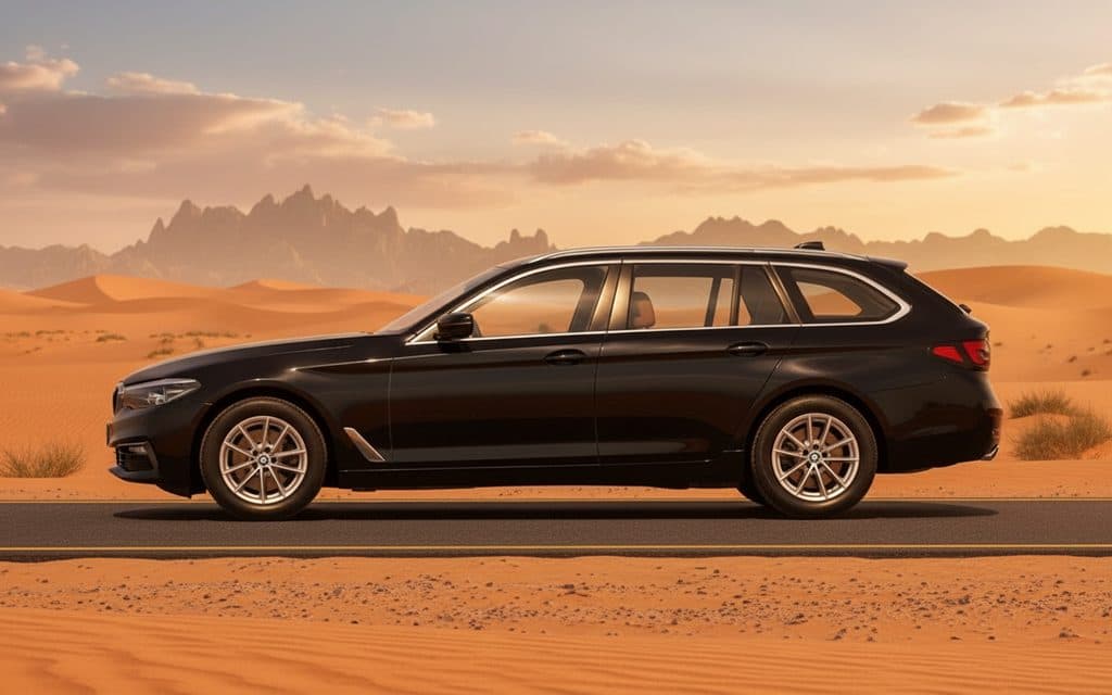 Bmw 520 2022 Black side profile