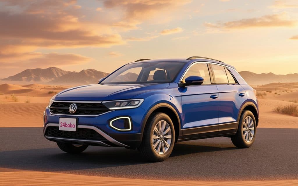 Volkswagen T Roc 2023 Blue cover image – rental in Dubai