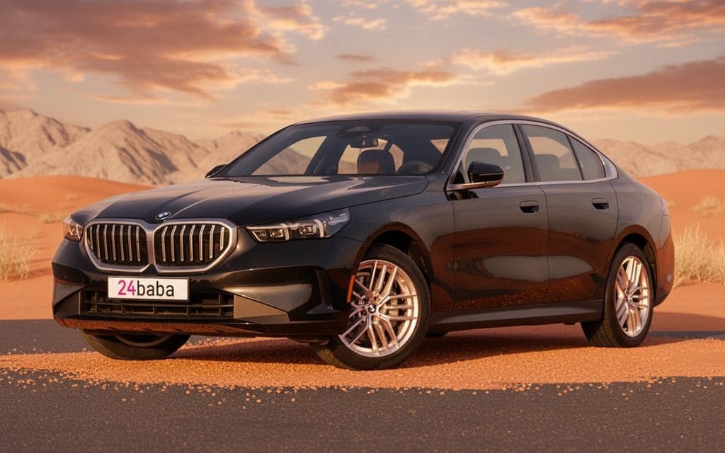 Hire Bmw 530 2024 Black in Dubai