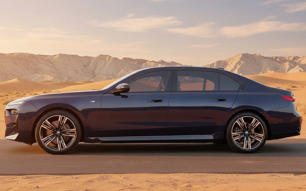 Bmw 730 2024 Black side profile