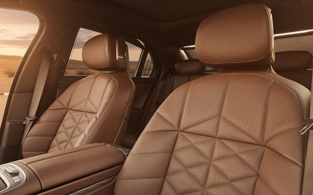 Bmw 740 2023 leather seats and cabin