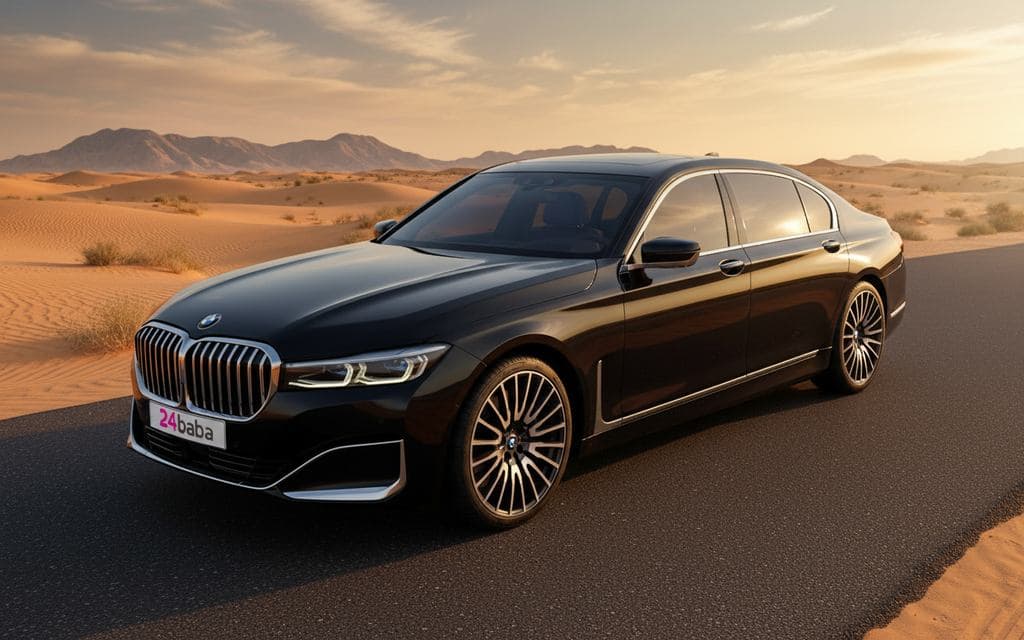 Rent Bmw 750 2021 Black in Dubai
