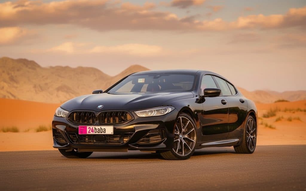 Bmw 840 2024 Black rental in Dubai