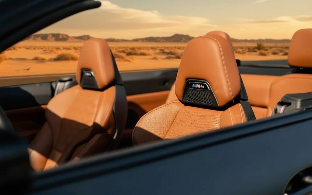 Bmw M4 2024 leather seats and cabin