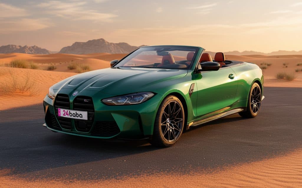 Rent Bmw M4 2024 Green in Dubai