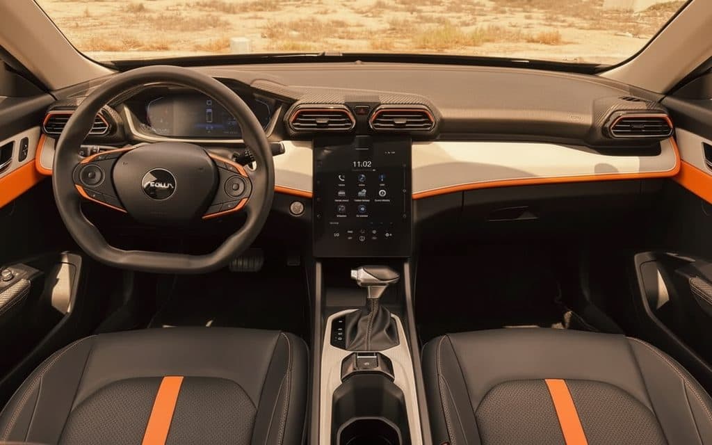 Dongfeng Shine 2026 interior view showing trim – rental in Dubai