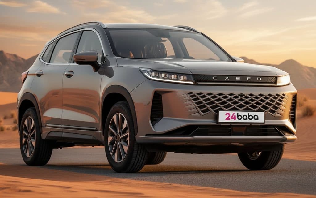 Exeed Lx 2025 Grey cover image – rental in Dubai