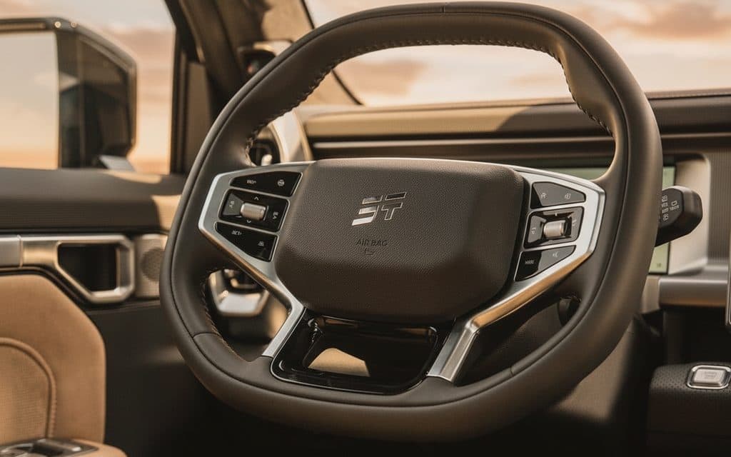 Jetour T2 2025 interior view showing trim – rental in Dubai