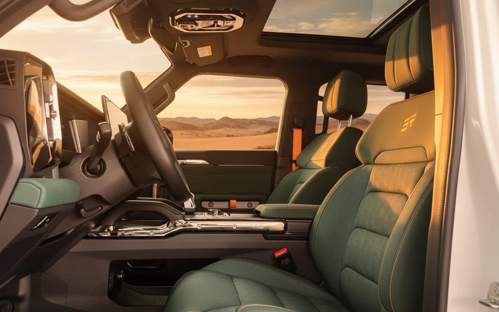 Jetour T2 2026 interior view showing trim – rental in Dubai