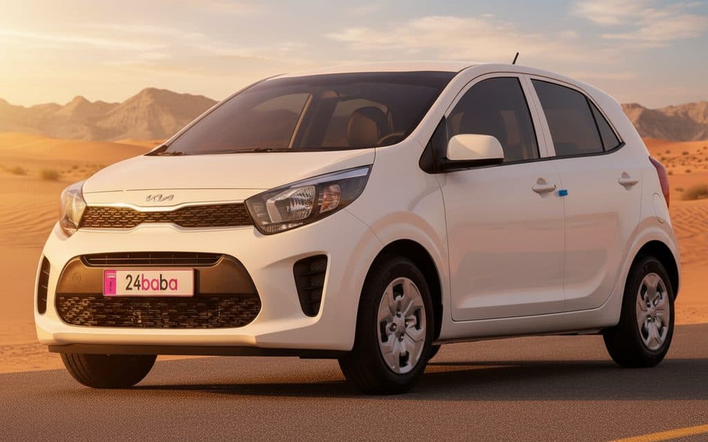 Kia Picanto 2023 White cover image – rental in Dubai