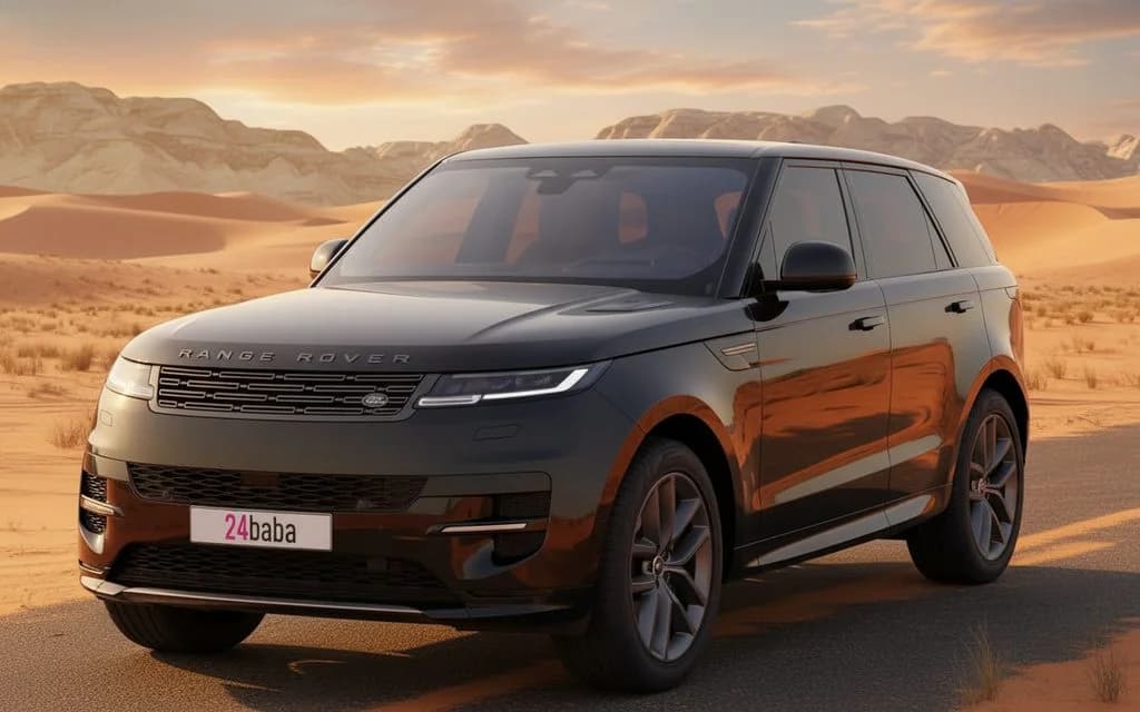 LandRover RangeRoverSport 2023 Black cover image – rental in Dubai
