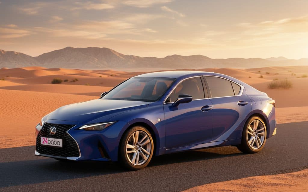 Lexus Is 2022 Blue cover image – rental in Dubai