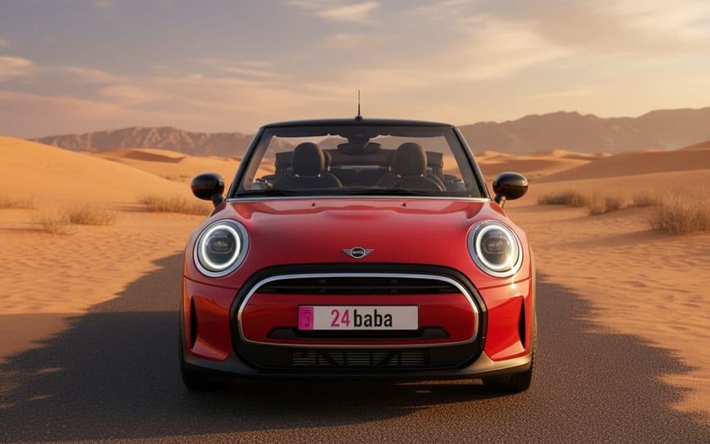 Mini Cooper 2023 Red cover image – rental in Dubai