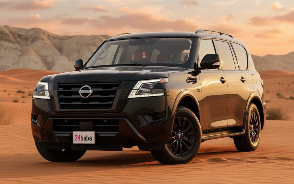 Nissan Armada 2022 Black cover image – rental in Dubai