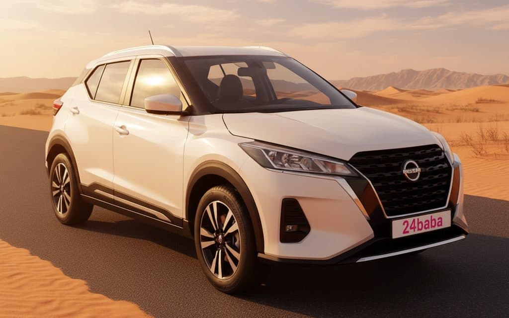 Nissan Kicks 2024 White cover image – rental in Dubai