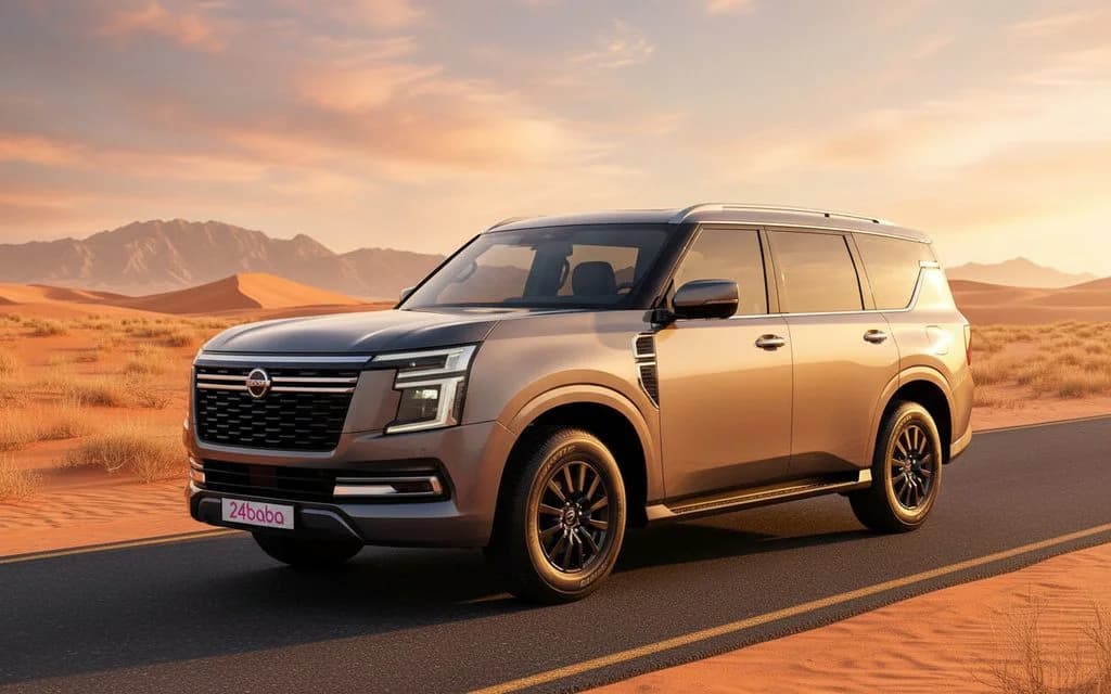 Nissan Patrol 2025 Grey cover image – rental in Dubai