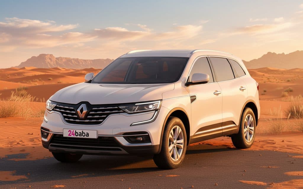 Renault Koleos 2022 White cover image – rental in Dubai