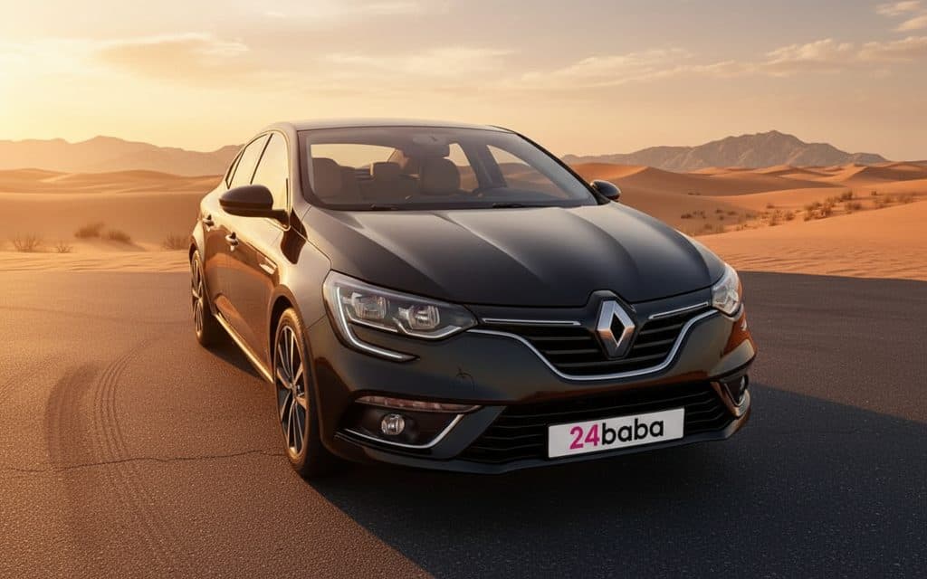 Renault Megane 2021 Black cover image – rental in Dubai