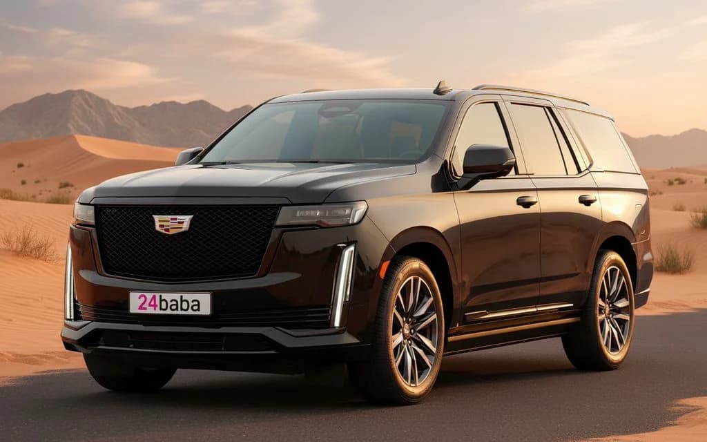 Cadillac Escalade 2024 Black cover image – rental in Dubai