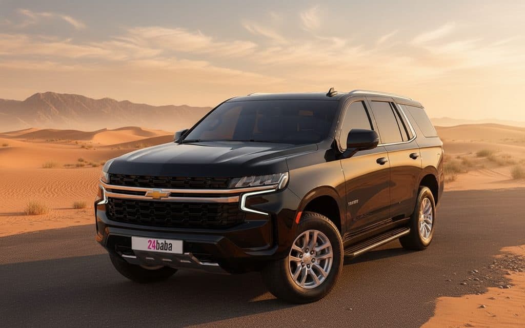 Chevrolet Tahoe 2023 Black cover image – rental in Dubai