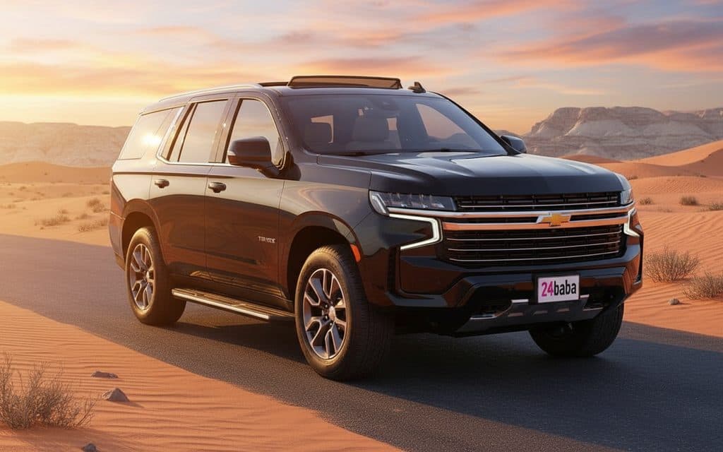 Chevrolet Tahoe 2024 Black cover image – rental in Dubai