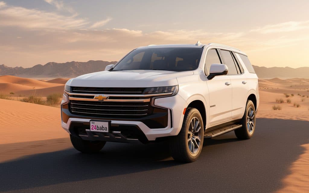 Chevrolet Tahoe 2023 White cover image – rental in Dubai