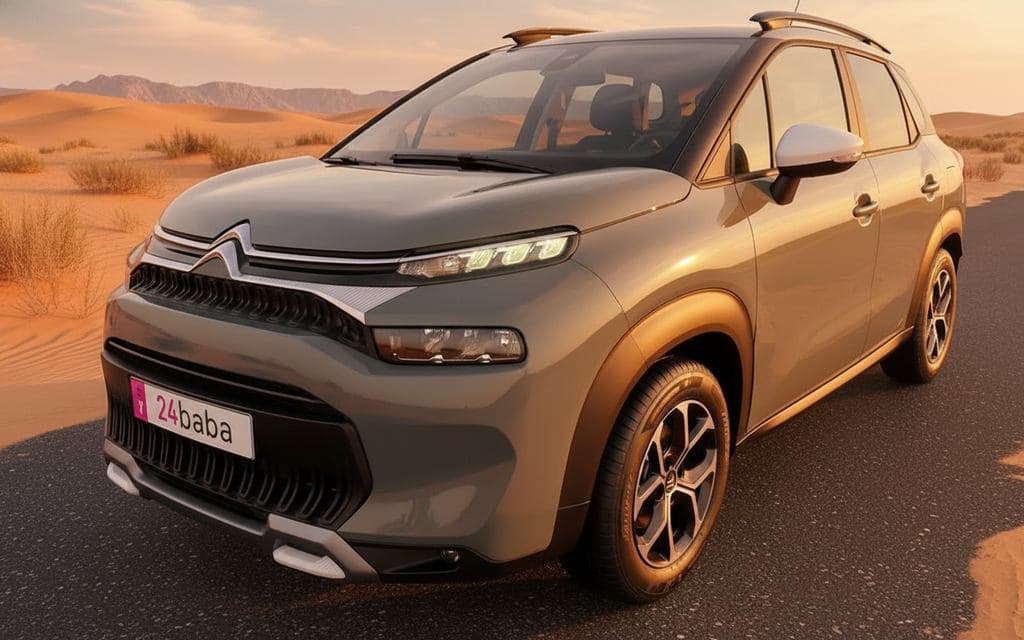 Citroen C3 2023 Grey cover image – rental in Dubai