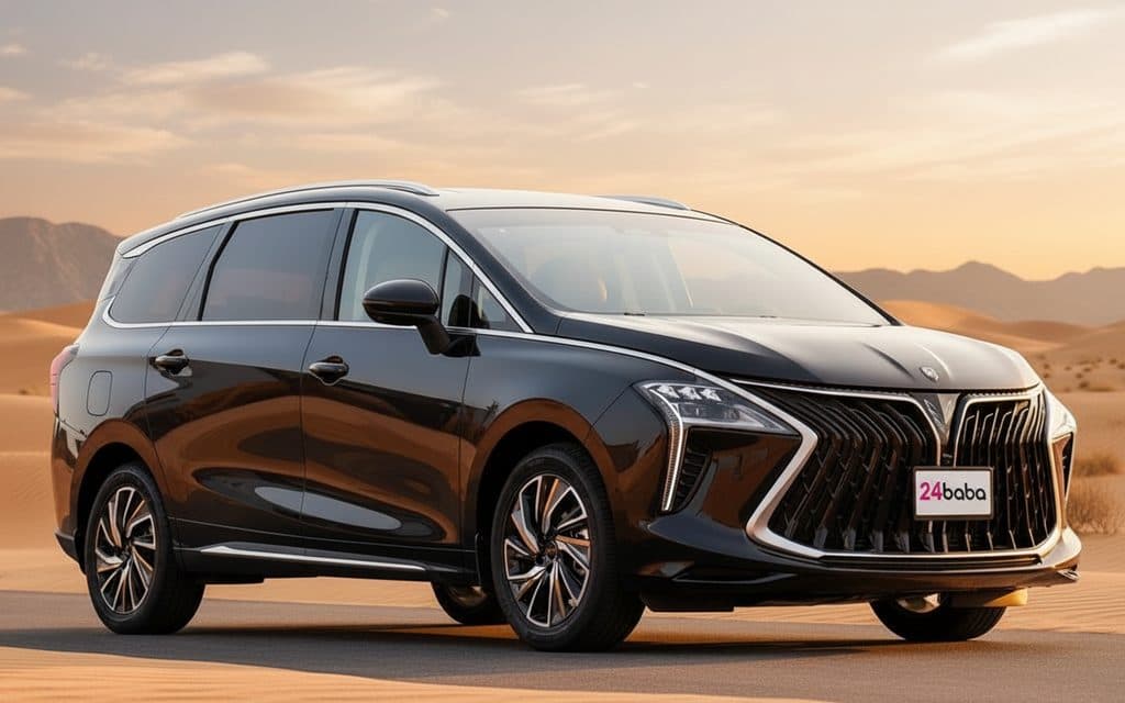 Dongfeng ForthingU TourV9 2024 Black cover image – rental in Dubai