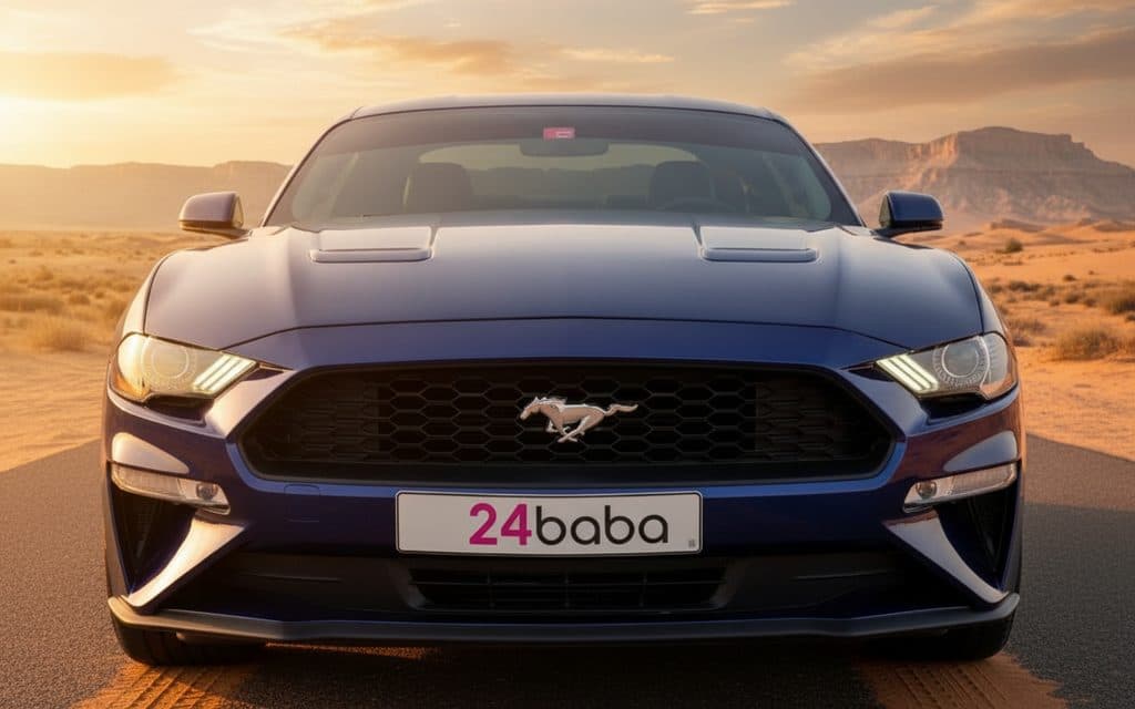 Ford Mustang 2020 Blue cover image – rental in Dubai