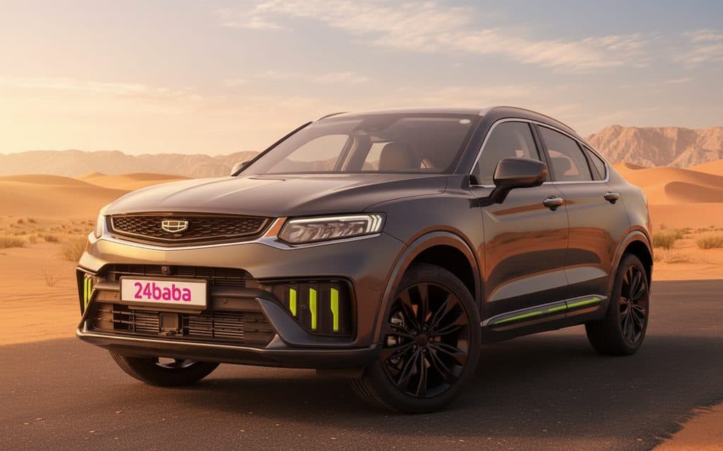 Geely Tugella 2025 Grey cover image – rental in Dubai
