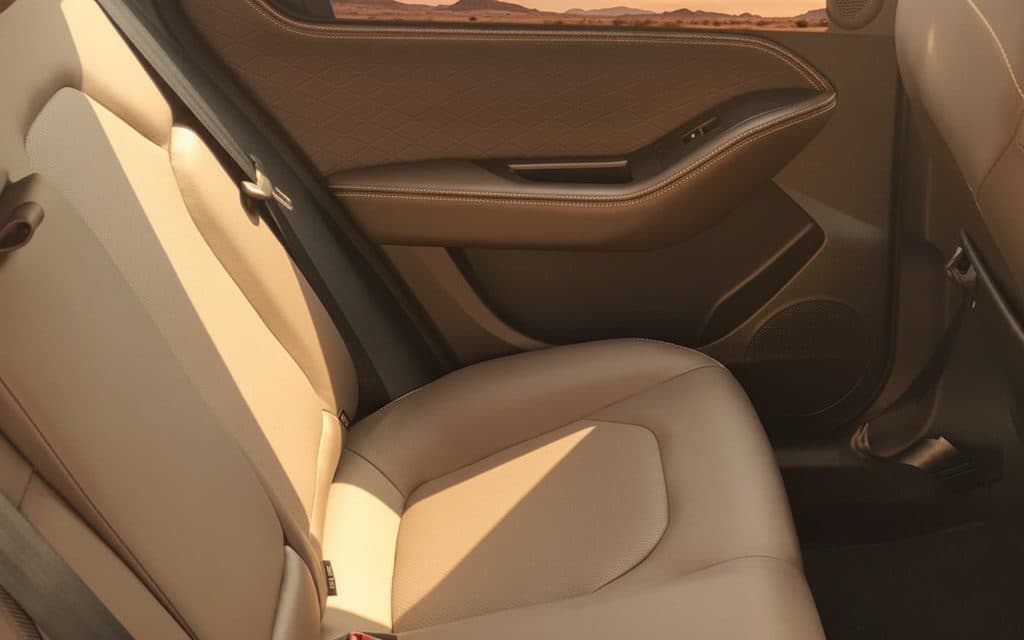 Jac J7 2023 leather seats and cabin – rental in Dubai