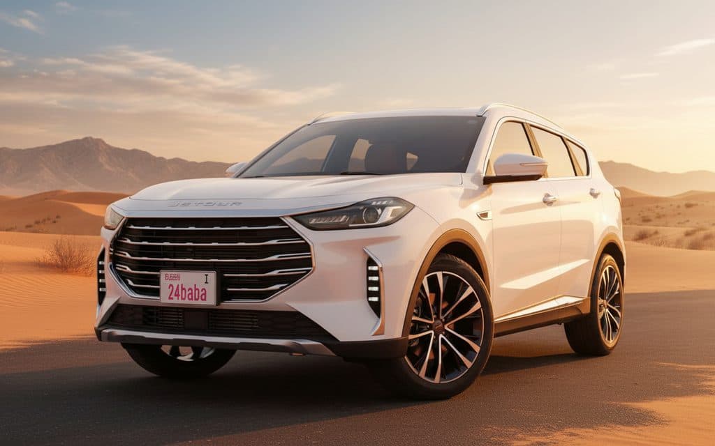 Jetour X70 2024 White cover image – rental in Dubai