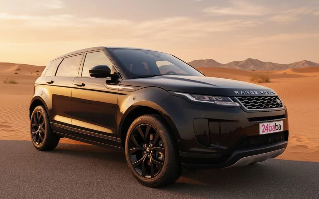 LandRover RangeRoverEvoque 2021 Black cover image – rental in Dubai