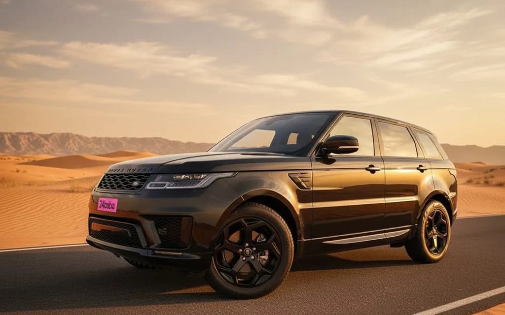 LandRover RangeRoverSport 2022 Black cover image – rental in Dubai