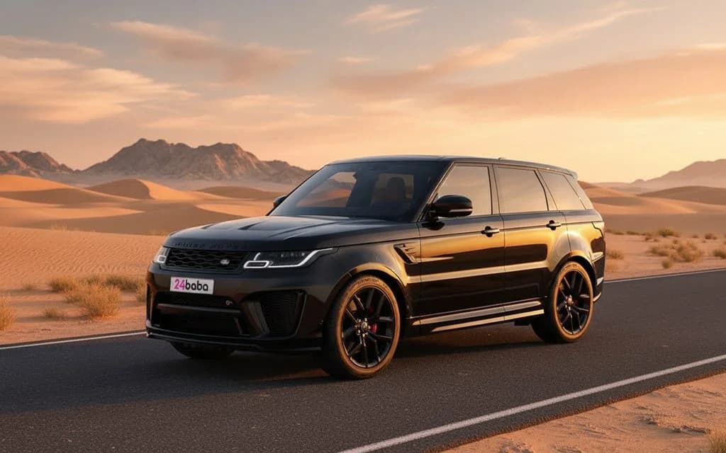 LandRover RangeRoverSport 2023 Black cover image – rental in Dubai