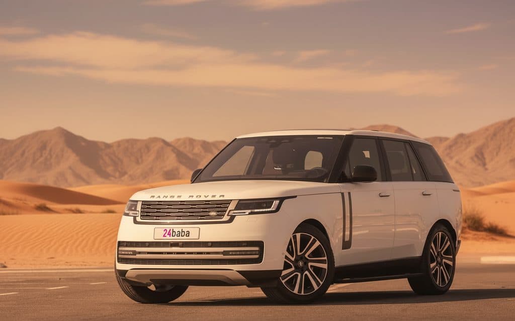 LandRover RangeRoverVogue 2023 White cover image – rental in Dubai