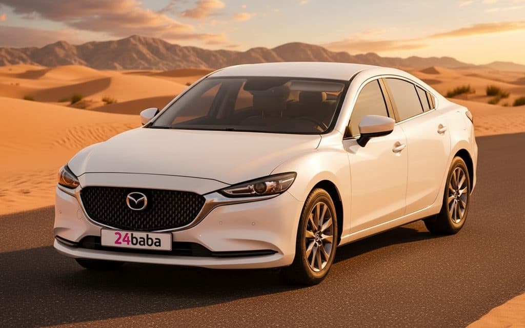 Mazda 6 2024 White cover image – rental in Dubai