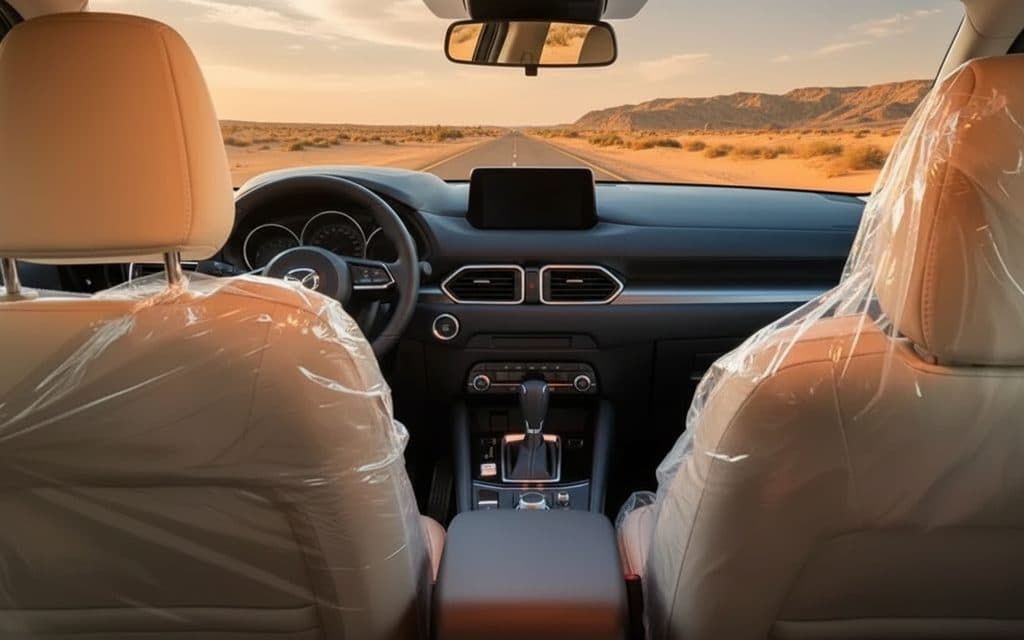 Mazda Cx 5 2021 interior view showing trim – rental in Dubai