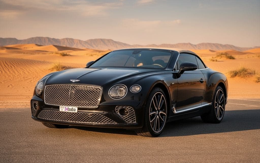 Bentley ContinentalGt Gtc 2023 Black cover image – rental in Dubai