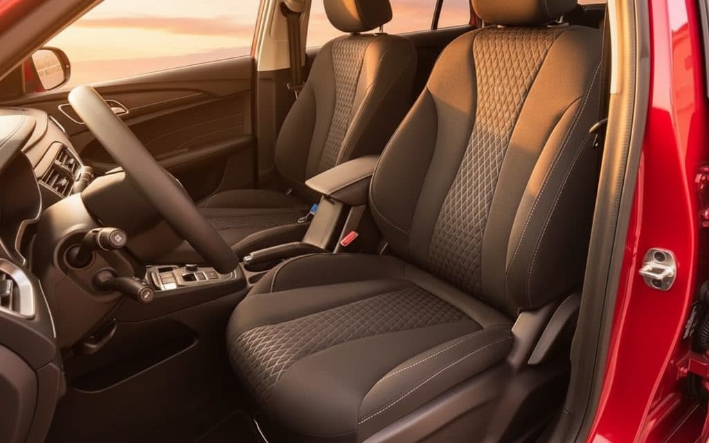 Mg 5 2023 leather seats and cabin – rental in Dubai